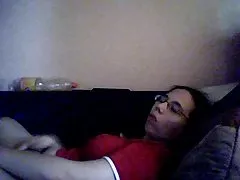 Sledování porno, kate přítelkyně udělala louži píše na podlaze u postele